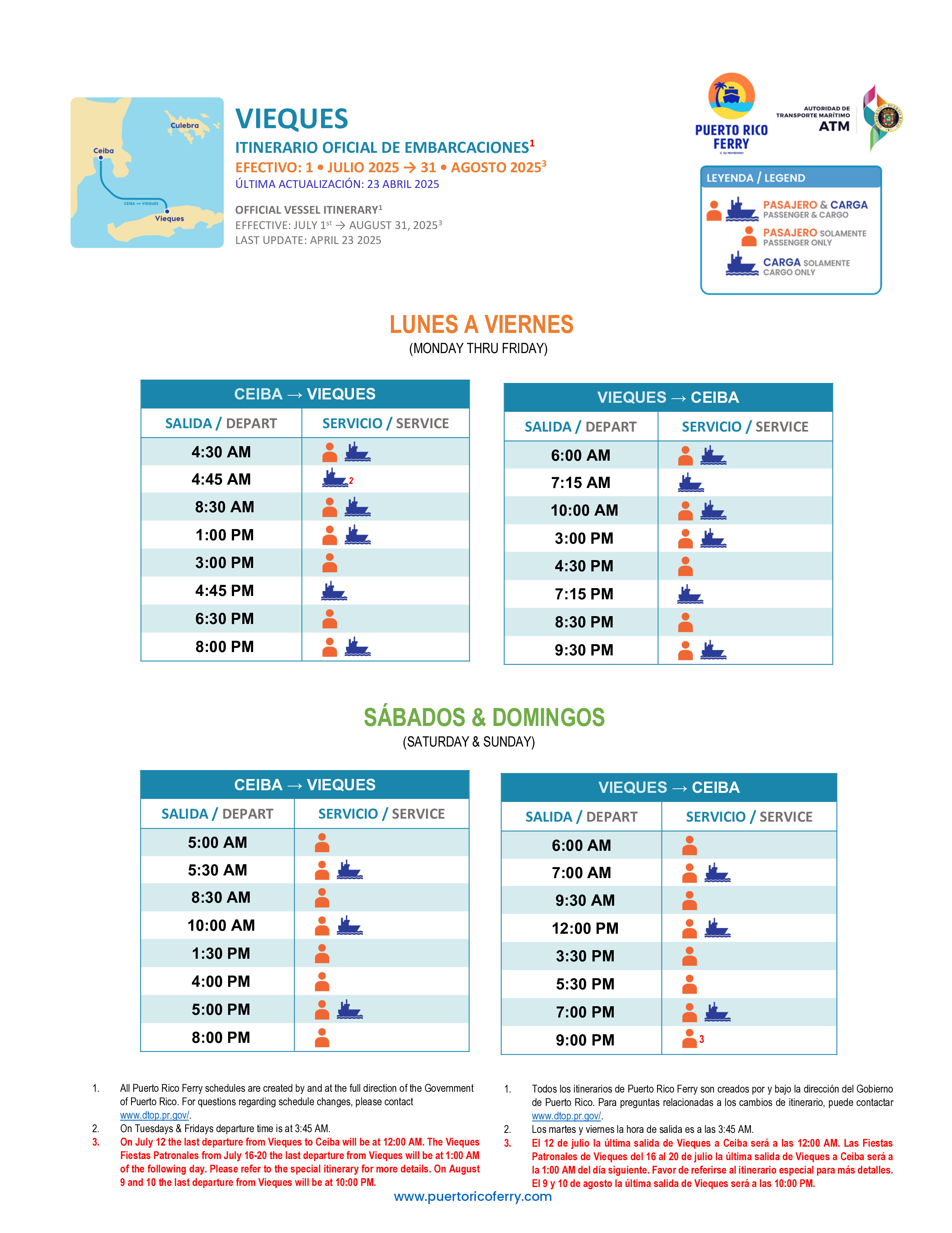 Itinerary PDF